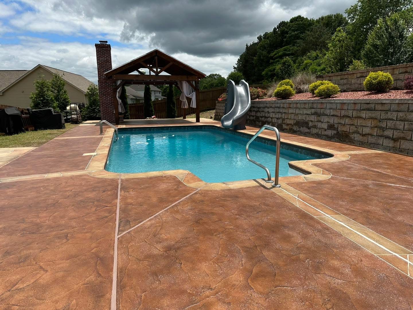 Pool deck Concrete Resurfacing In Dallas, TX