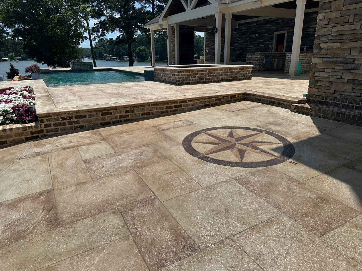 Concrete Overlay In Flower Mound, TX