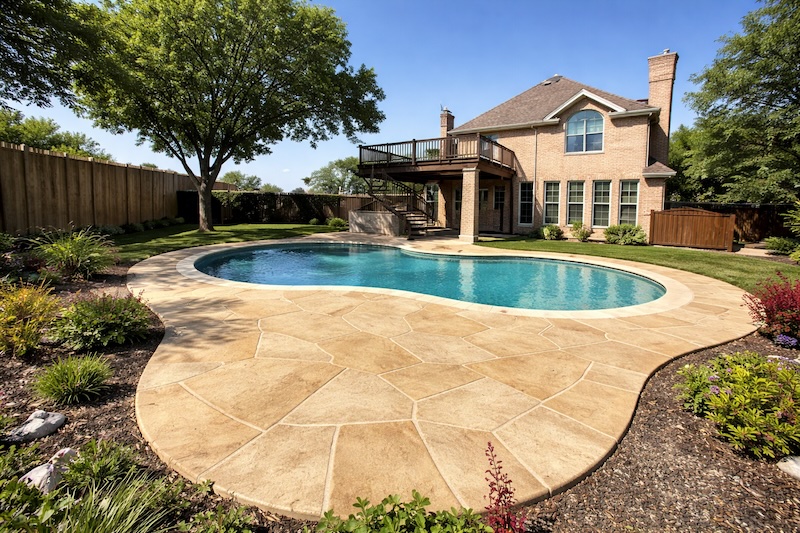 Pool Deck Resurfacing in Prosper