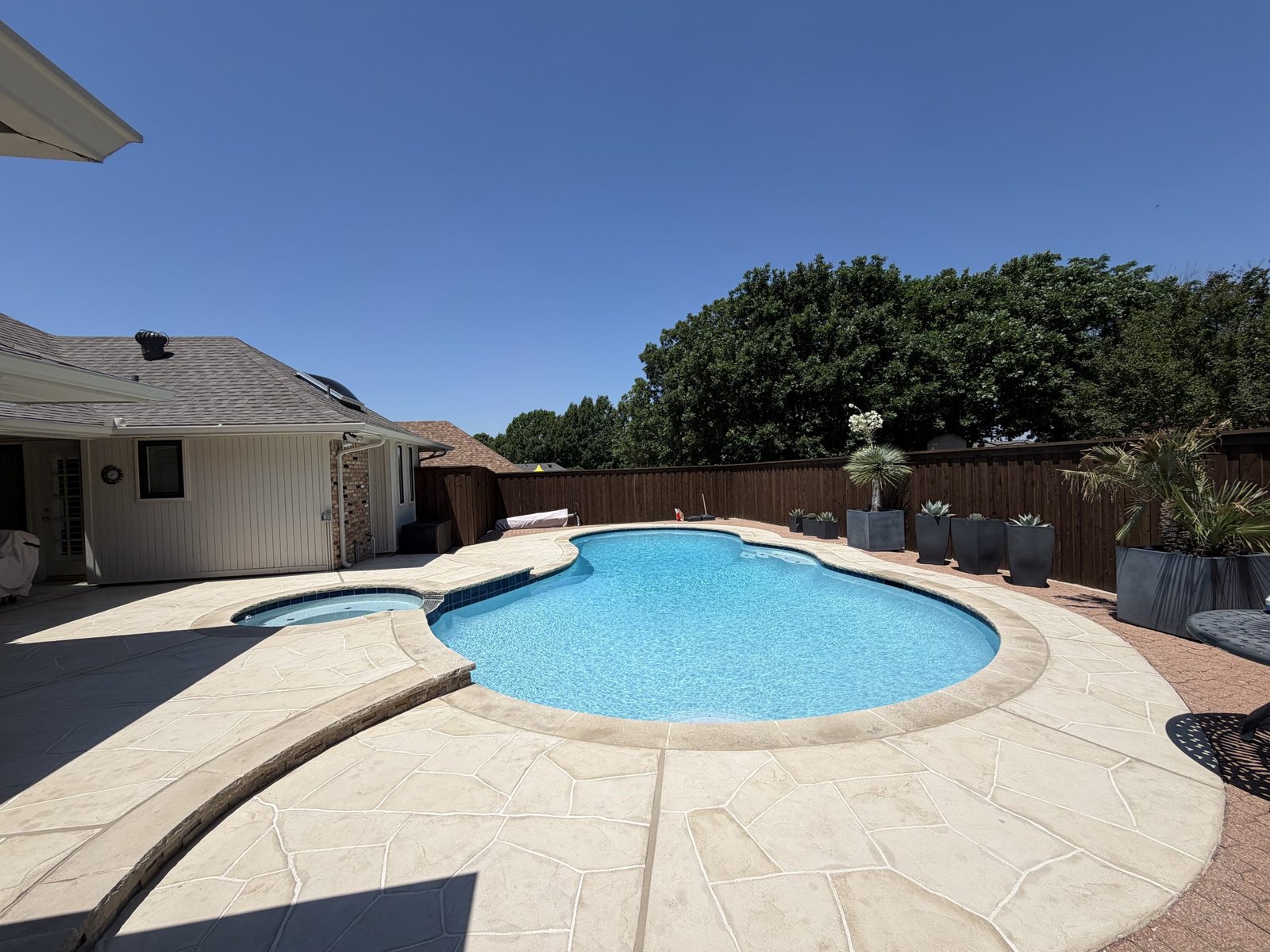 Patio Resurfacing Project Lewisville TX