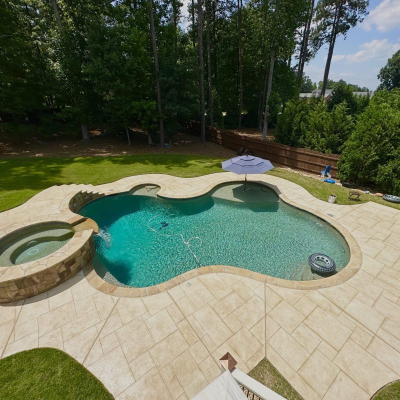 Pool Deck Concrete Resurfacing Plano Texas